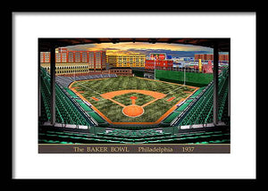 The Baker Bowl 1936 - Framed Print