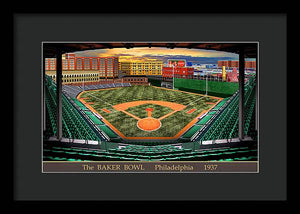 The Baker Bowl 1936 - Framed Print