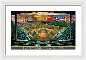 The Baker Bowl 1936 - Framed Print