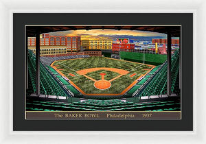 The Baker Bowl 1936 - Framed Print