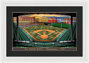 The Baker Bowl 1936 - Framed Print