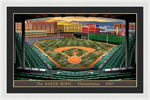 The Baker Bowl 1936 - Framed Print