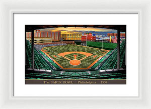 The Baker Bowl 1936 - Framed Print