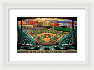 The Baker Bowl 1936 - Framed Print