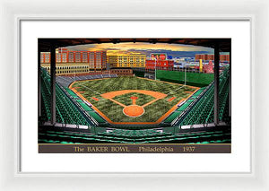 The Baker Bowl 1936 - Framed Print