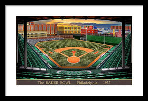 The Baker Bowl 1936 - Framed Print