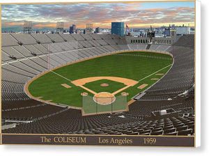 The Coliseum 1959 - Canvas Print