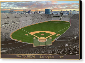 The Coliseum 1959 - Canvas Print