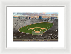 The Coliseum 1959 - Framed Print