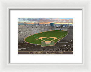 The Coliseum 1959 - Framed Print