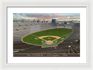 The Coliseum 1959 - Framed Print