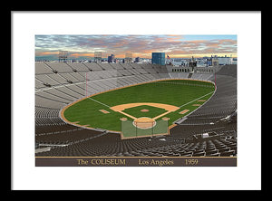 The Coliseum 1959 - Framed Print