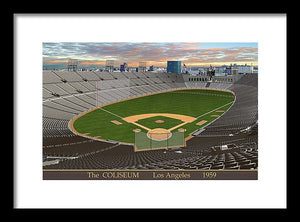 The Coliseum 1959 - Framed Print