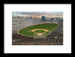 The Coliseum 1959 - Framed Print