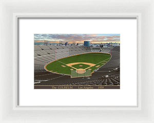 The Coliseum 1959 - Framed Print