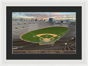 The Coliseum 1959 - Framed Print