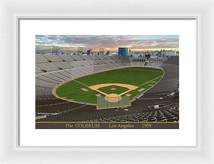 The Coliseum 1959 - Framed Print