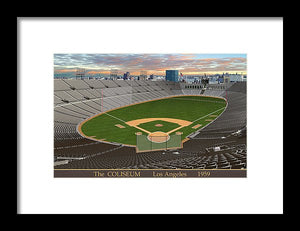 The Coliseum 1959 - Framed Print