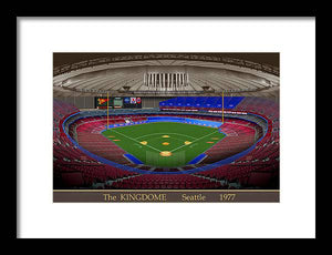 The Kingdome 1977 - Framed Print