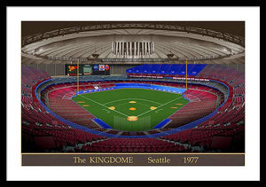 The Kingdome 1977 - Framed Print