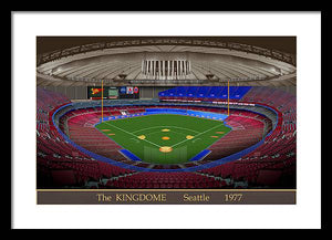 The Kingdome 1977 - Framed Print