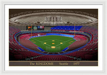 Load image into Gallery viewer, The Kingdome 1977 - Framed Print
