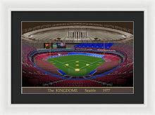 Load image into Gallery viewer, The Kingdome 1977 - Framed Print
