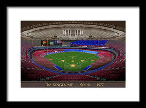 The Kingdome 1977 - Framed Print