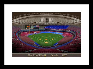 The Kingdome 1977 - Framed Print