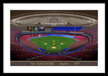 Load image into Gallery viewer, The Kingdome 1977 - Framed Print
