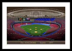 The Kingdome 1977 - Framed Print