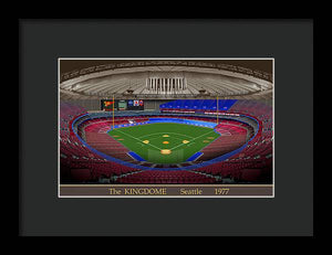 The Kingdome 1977 - Framed Print