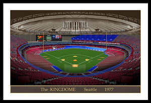 The Kingdome 1977 - Framed Print