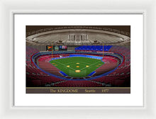 Load image into Gallery viewer, The Kingdome 1977 - Framed Print
