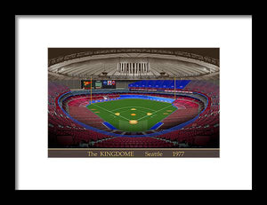 The Kingdome 1977 - Framed Print