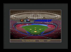 The Kingdome 1977 - Framed Print