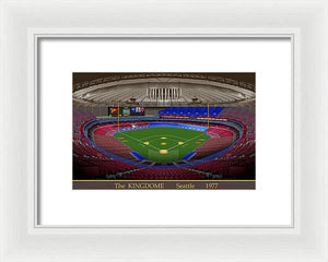 The Kingdome 1977 - Framed Print