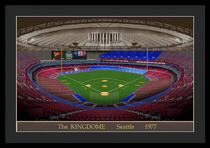 The Kingdome 1977 - Framed Print