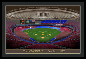 The Kingdome 1977 - Framed Print