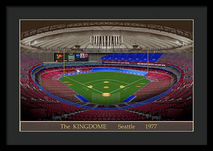 The Kingdome 1977 - Framed Print