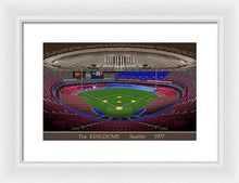 Load image into Gallery viewer, The Kingdome 1977 - Framed Print
