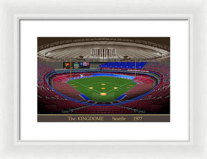 The Kingdome 1977 - Framed Print