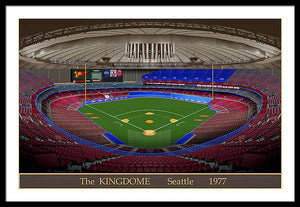 The Kingdome 1977 - Framed Print