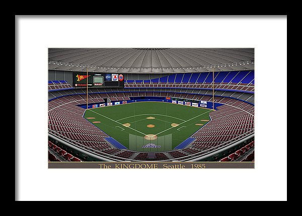 The Kingdome 1985 - Framed Print