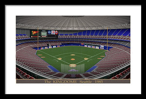 The Kingdome 1985 - Framed Print