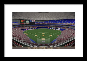 The Kingdome 1985 - Framed Print