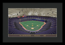 Load image into Gallery viewer, The Metrodome 1987 - Framed Print
