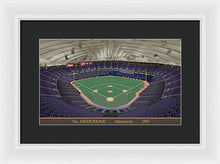 Load image into Gallery viewer, The Metrodome 1987 - Framed Print
