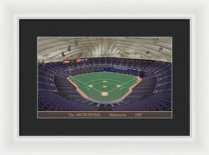 The Metrodome 1987 - Framed Print