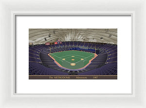 The Metrodome 1987 - Framed Print